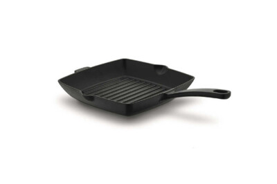 KORKMAZ A2848 CASTA KARE GRILL DÖKÜM TAVA 30X30 SİYAH - 1