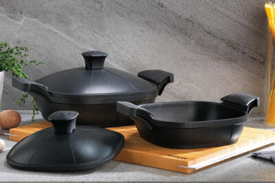 SCHAFER FELSEN Y.Y.DÖKÜM SAHAN SETİ 2 Lİ -Ø18+22CM - 1